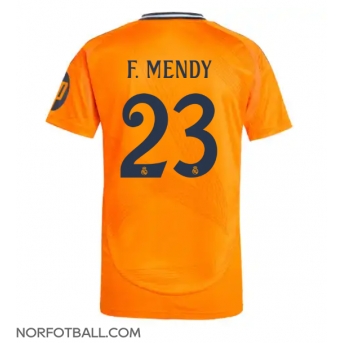 Billige Fotballdrakt Real Madrid Ferland Mendy #23 Replika Bortedrakt 2024-25 Kortermet